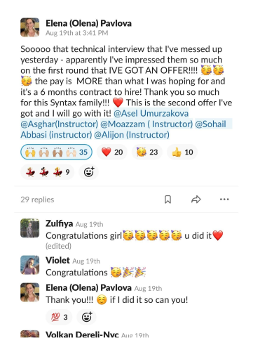 Olena Pavlova's Interview Triumph