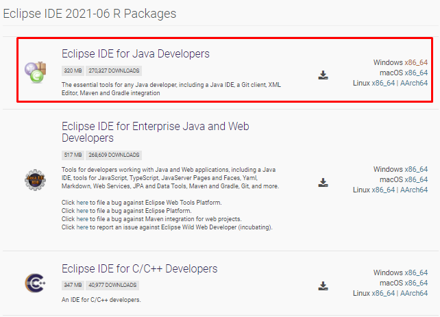 Install Eclipse IDE