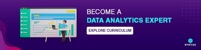 Become a data analytics expert